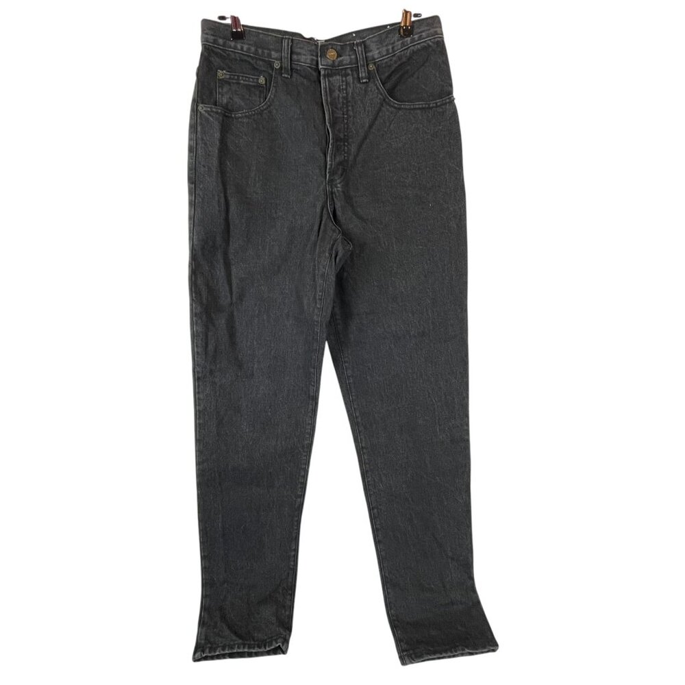 Vintage Guess Button Fly Jeans Sz 34 Mens Baggy‎ Straight Black Denim 90s Y2K